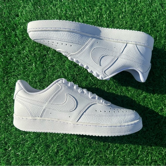 Nike Wmns Court Vision Low Triple White - Picture 9 of 13